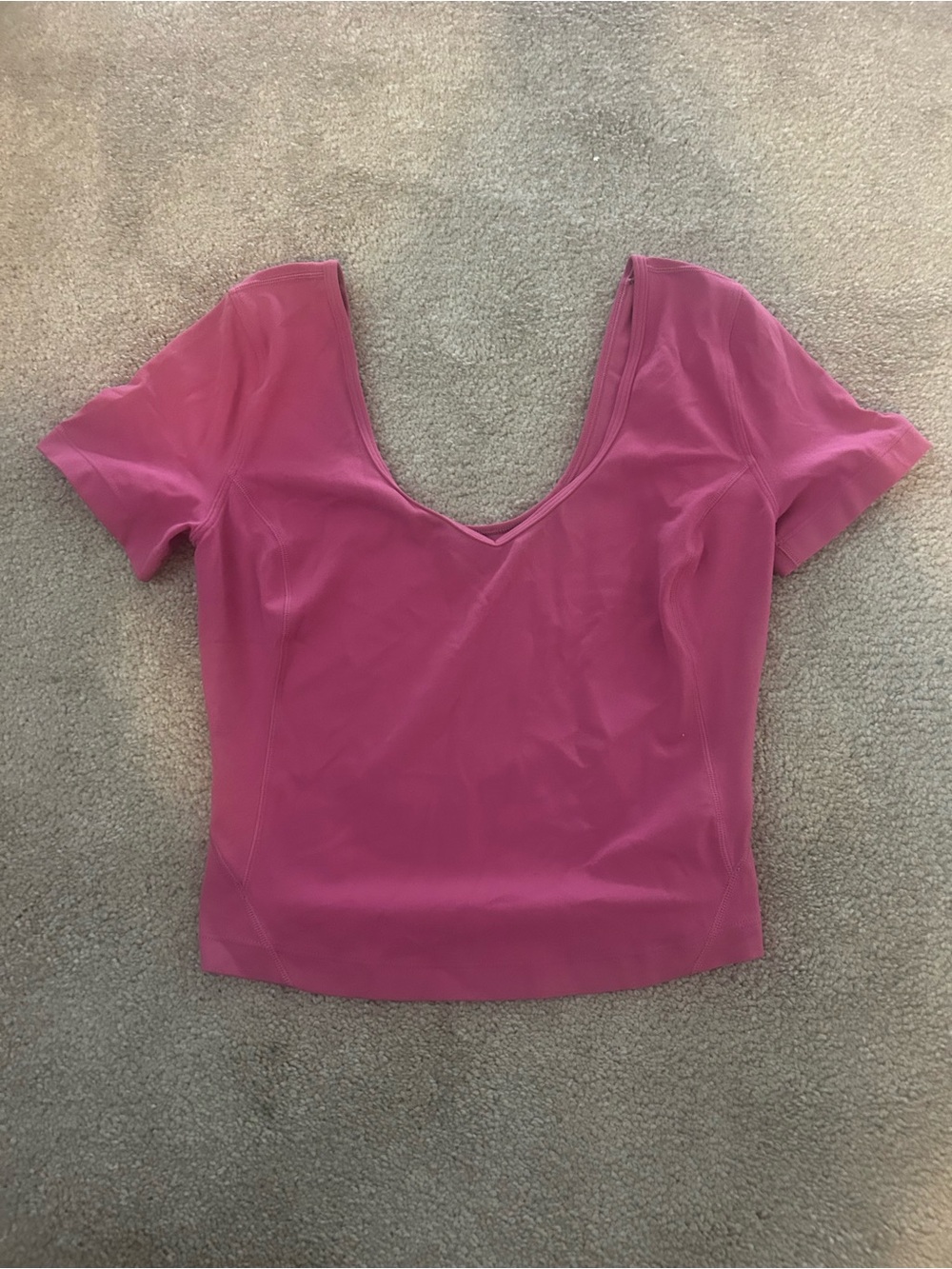 Lululemon Pink Crop Top